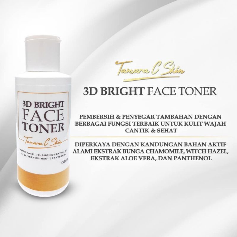 3D BRIGHT FACE TONER TAMARA C SKIN