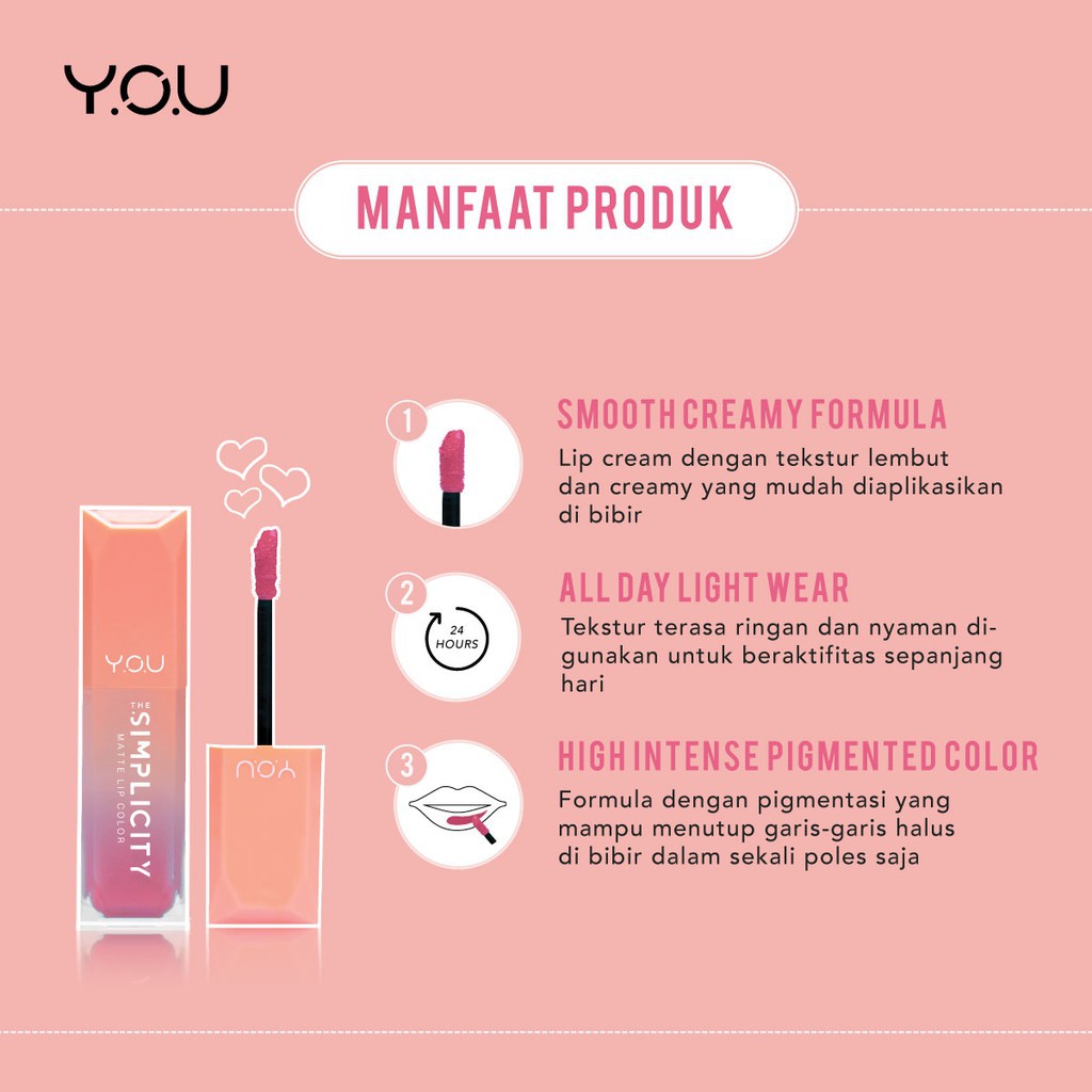 YOU Simplicity Matte Lip Color - JB