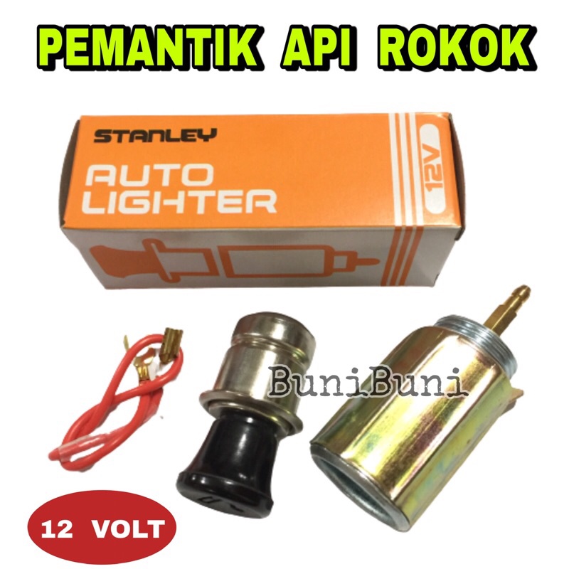 Pemantik Api / Colokan Korek Rokok / Cigarette Lighter Untuk Mobil 12 Volt &amp; Truk 24 Volt Universal