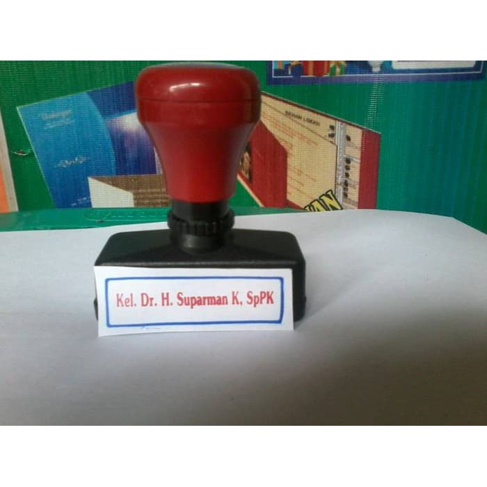 

Promo Stempel 2 warna ukuran standard Murah