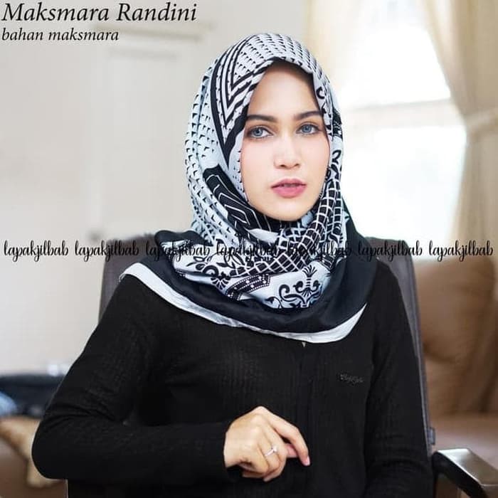 New Product Hijab Jilbab Segi4 Segi Empat Maxmara Batik Randini Tosca V63 Ready