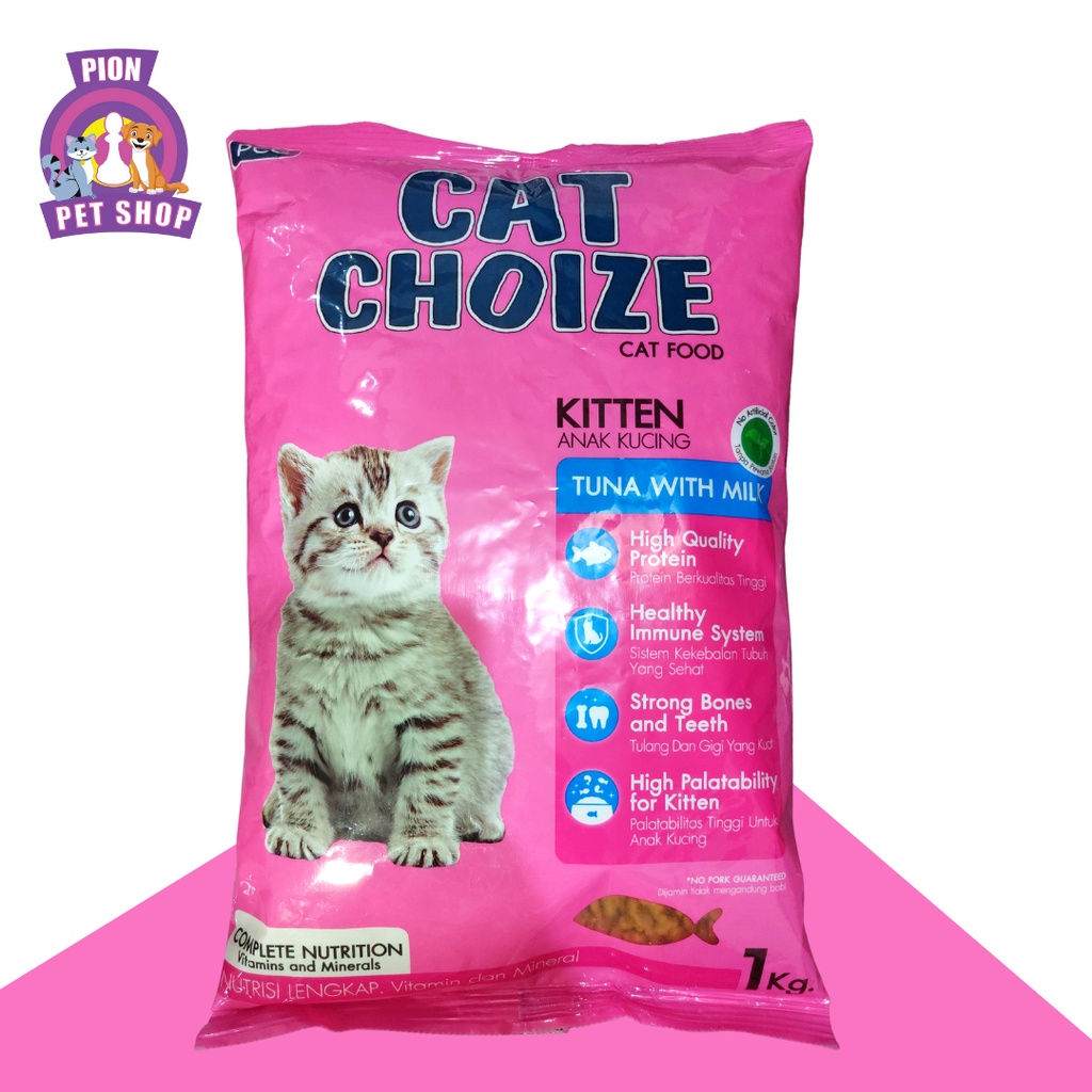 CAT CHOIZE KITTEN Tuna ukuran 1 kg (makanan anak kucing) RASA TUNA