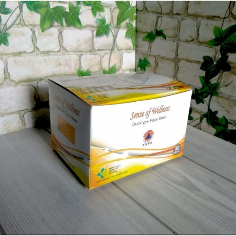 Masker Duckbill 3D Sense of Wellness Bagus Murah isi 50pcs Duck Bill 50 pcs