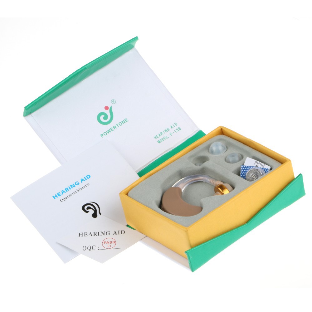 Powertone Earphone Alat Bantu Dengar Pengeras Suara Hearing Aid