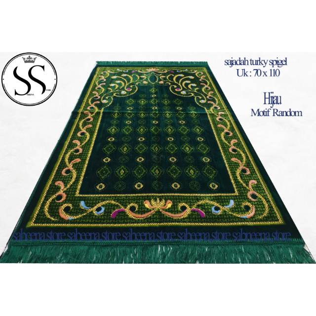 Sajadah Impor Turkey Bulu Ukuran Jumbo Perlengkapan Sholat By Sabeena.Store