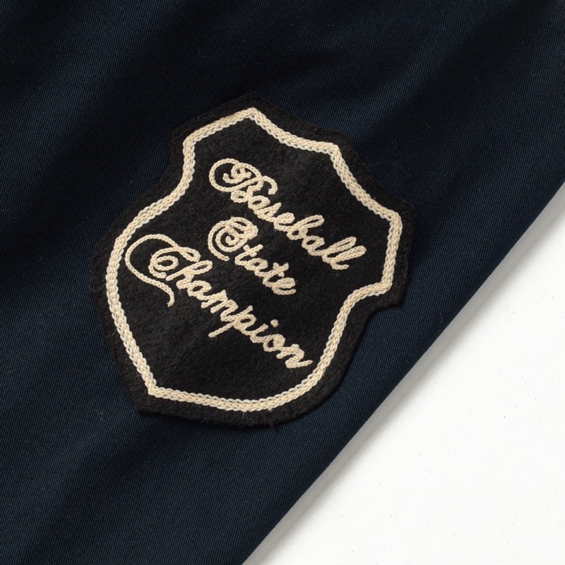 MARQUE.CO BASEBALL VARSITY JACKET - Towel Embordiery, Cotton Twill Material, BASEBALL CHAMP Unisex Jacket