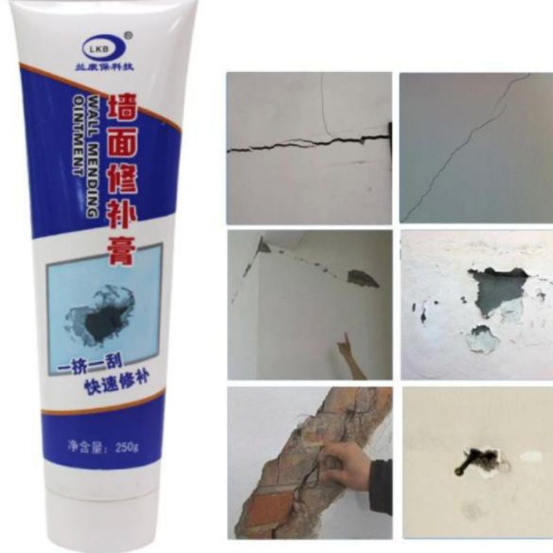 Wall repair magic cream dinding dempul perbaikan kit