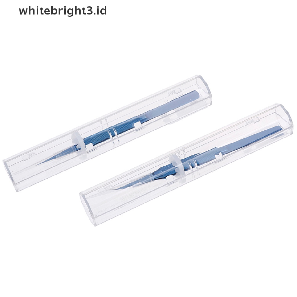 (whitebright3.id) Pinset Presisi 0.15mm Bahan Titanium alloy Untuk Reparasi Sidik Jari