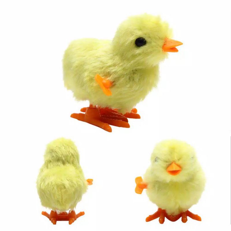 Mainan Anak Ayam Berjalan Model Putar Untuk Anak - Ayam Putar Jam - Mainan Anak Ayam Tanpa