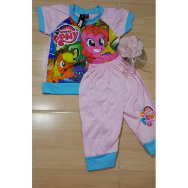 Setelan anak little pony