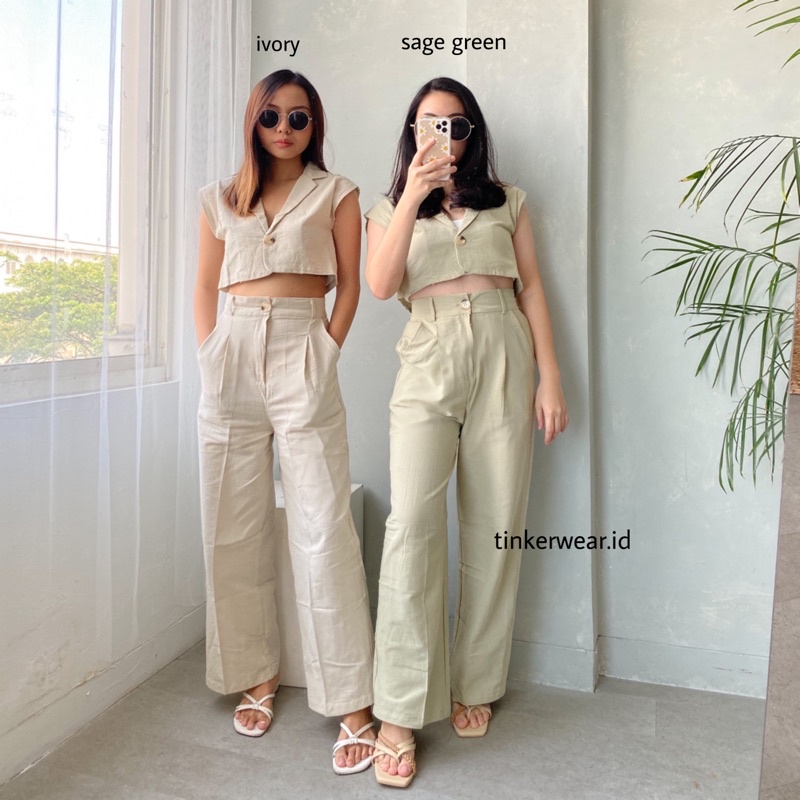 YERIN Set ( celana kulot setelan wanita )