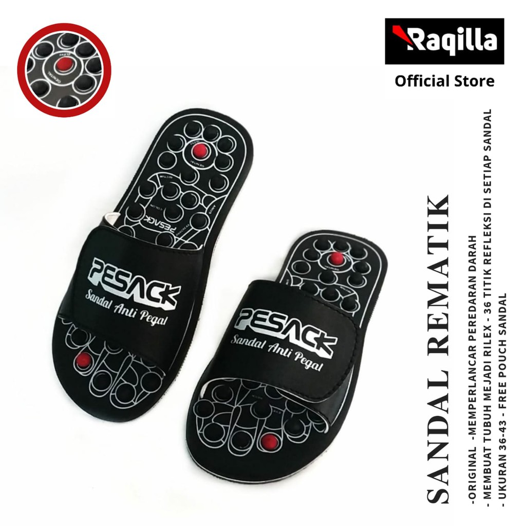 Sandal Kesehatan Rematik Refleksi Selop Karet selipar refleksi kesehatan Rematik