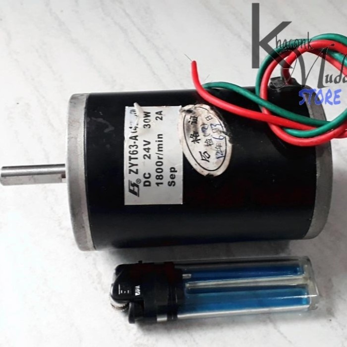 Dinamo Motor DC 24V 30W 1800rpm 2A Type ZYT63-A (42-30)
