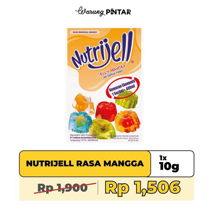 

TERPERCAYA NUTRIJELL RASA MANGGA SACHET 10GR TERLARIS