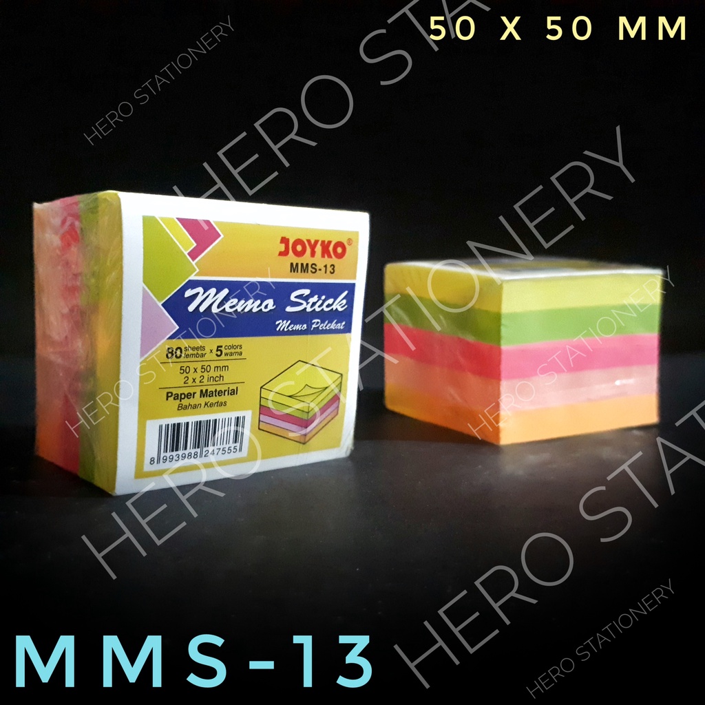 

Joyko memo stick sticky notes 5 warna MMS-13