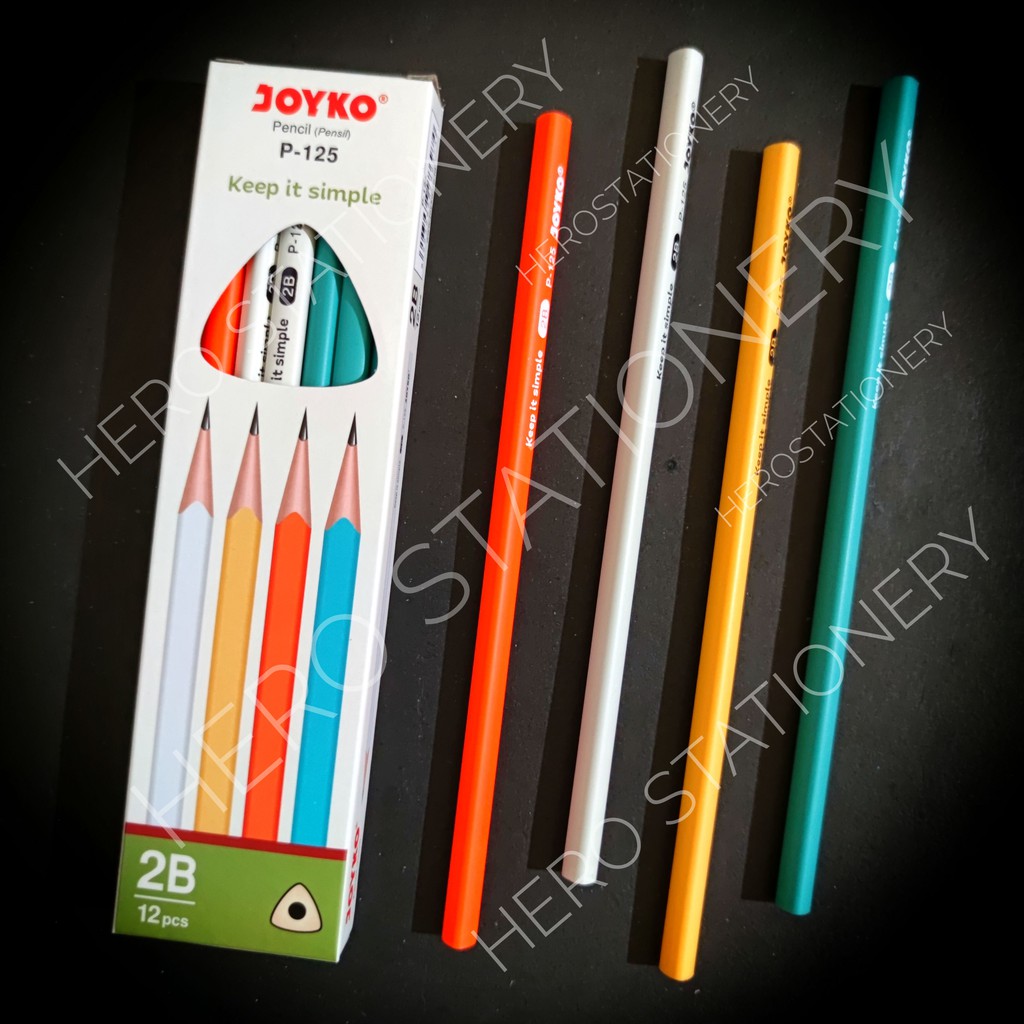 

Joyko pensil 2B pencil triangular grip simple joyko P-125 . 12 unit