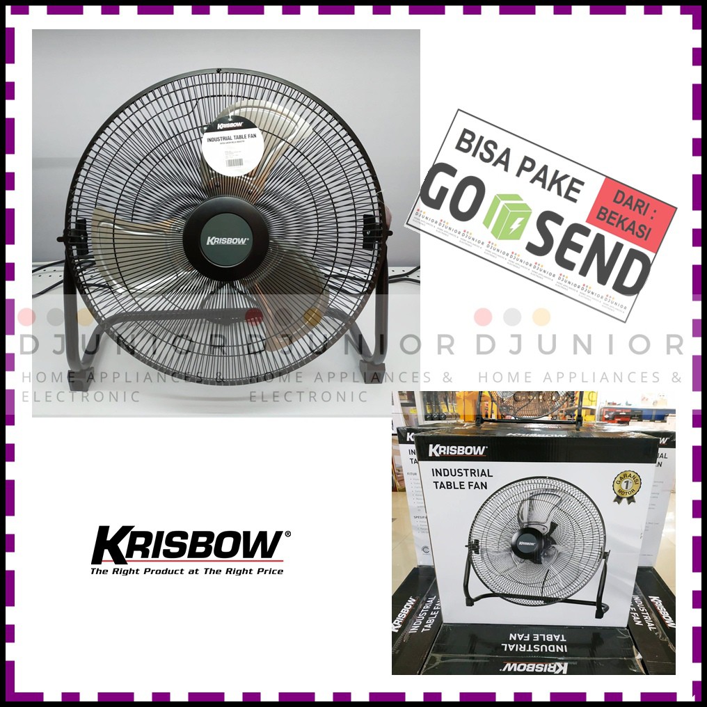 ACE KRISBOW - INDUSTRIAL TABLE FAN 16 INC / KIPAS ANGIN MEJA INDUSTRI