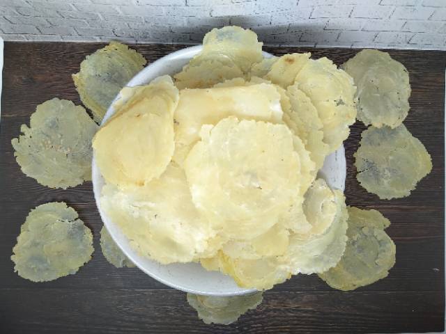 

Sekar_Shop07 Emping Melinjo Tipis Dan Agak Tebal 1/2Kg Mentah