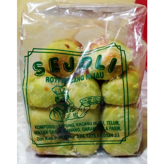 Roti Kacang Hijau Pandan Sejoli isi 11