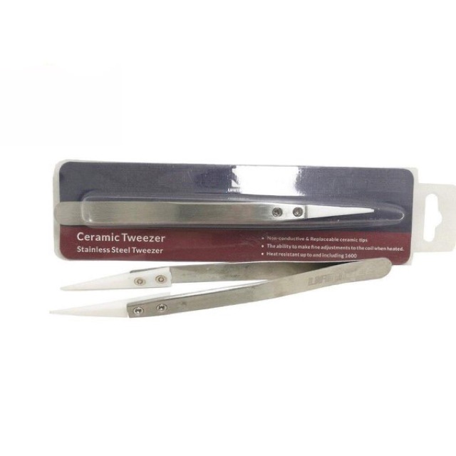 Authentic VAMOCE tweezer stainless steel ceramic - tweezer ceramic