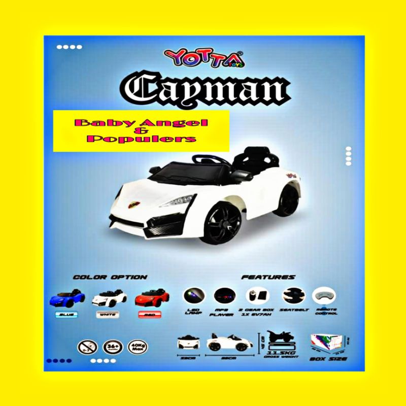 Yotta Cayman Mainan Mobil Aki