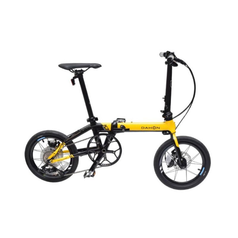 Dahon sepeda lipat k3 plus 16inc kuning-hitam