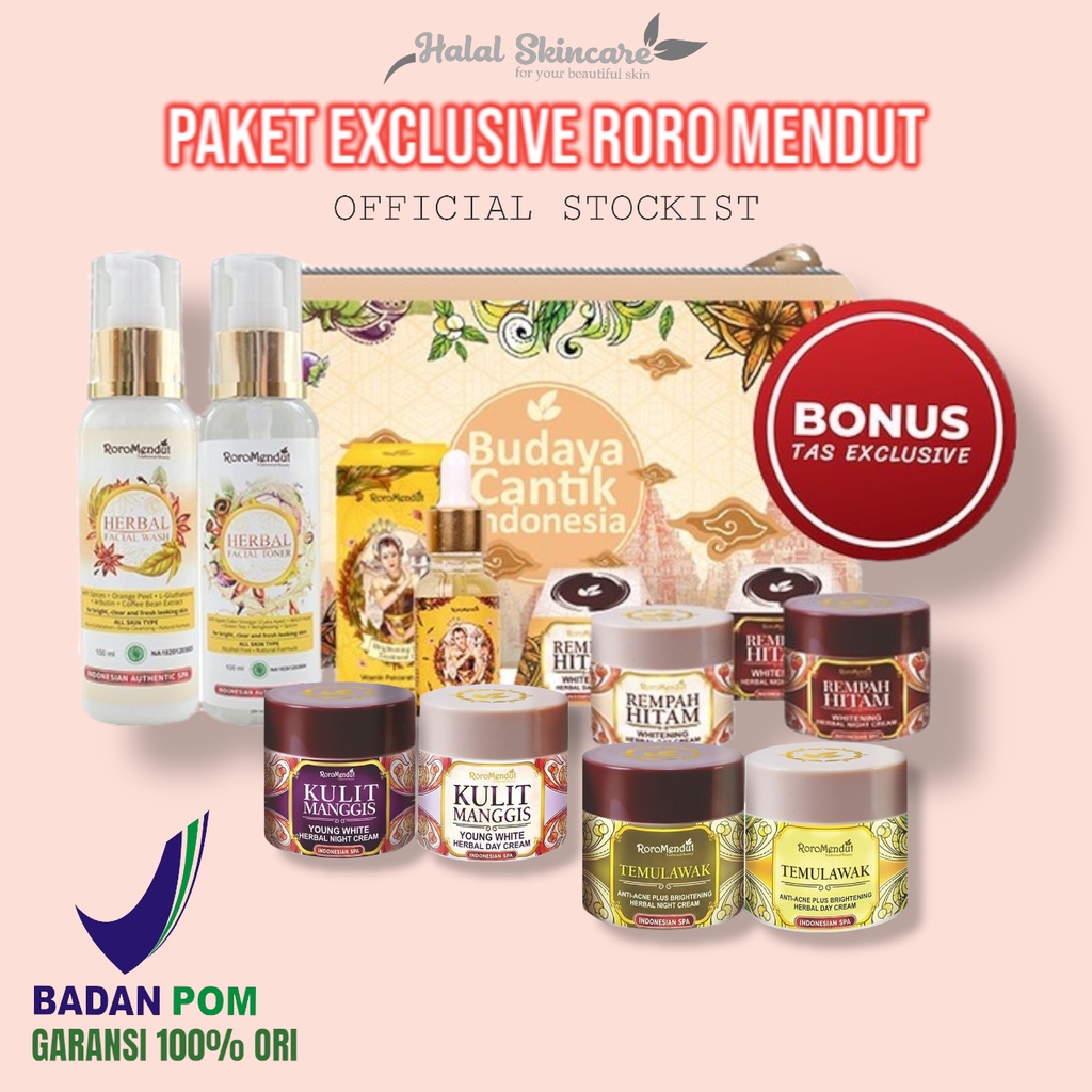 RORO MENDUT SKINCARE PAKET EXCLUSIVE