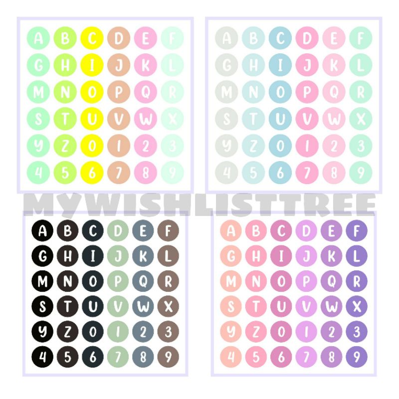 

STIKER DECO JURNAL ALPHABET WARNA SOFT PASTEL SIZE 7X7 CUTTING | STIKER HURUF ANGKA | BUJO STIKER STATIONERY STICKER AESTHETIC MURAH KEKINIAN