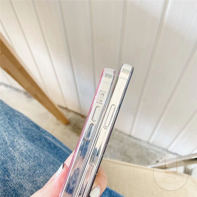 Casing Softcase Realme C15 C11 6 6i 7 7i 6s 7pro C12 5 5i 5s C17 C3 Narzo 30A 20 Pro Aksen Glitter Gradasi + Tali Lanyard-4