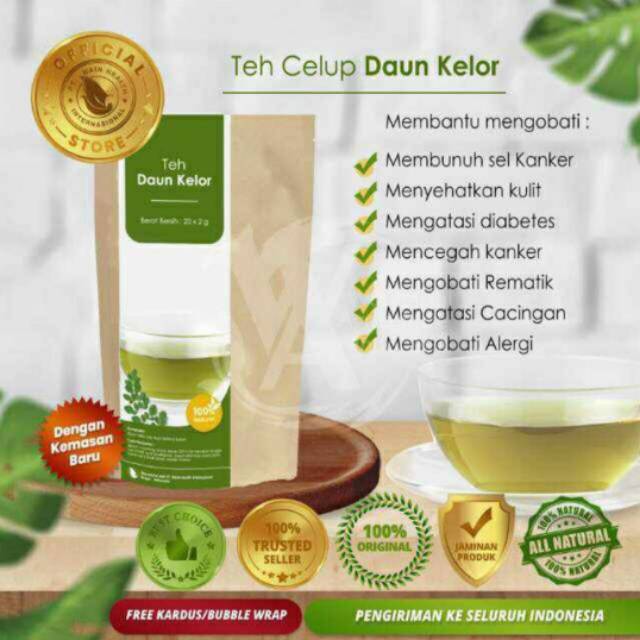 

Teh Celup Daun Kelor