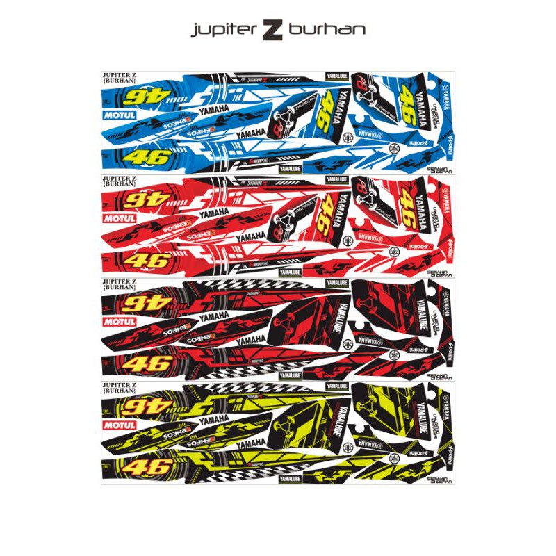 STRIPING LIST BODY JUPITER Z / BURHAN / BURUNG HANTU VARIASI 46