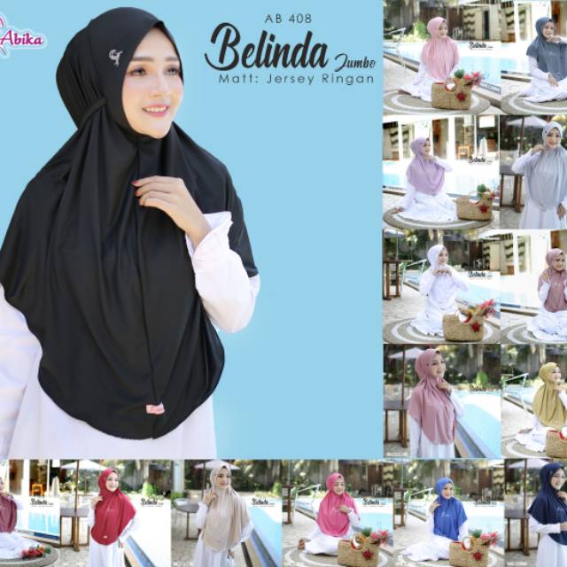 Bergo belinda by abika/ hijab bergo/ abika bergo / bergo abika/jilbab instan