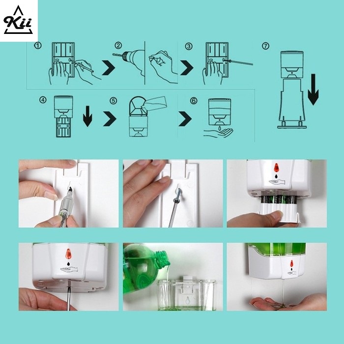 Automatic Soap Dispenser - Tempat Sabun Dinding Tanpa Sentuh