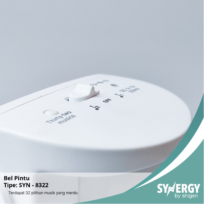 Bel Pintu/DoorBell Wireless SYNERGY by Shigen Sensor Infrared - SYN 8322