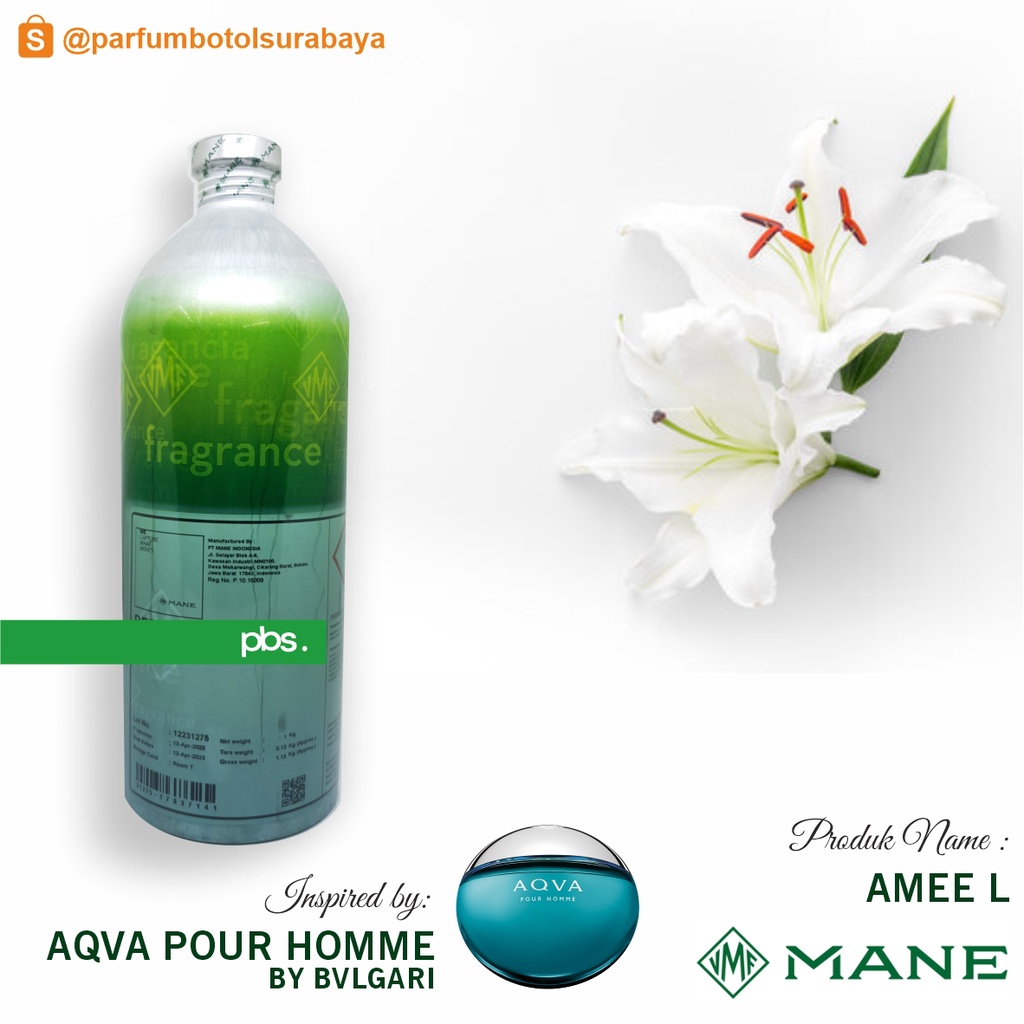 Bibit Parfum - BLAZE AQUA L | Bulgari Aqua | Produk Mane | 1Kg Segel