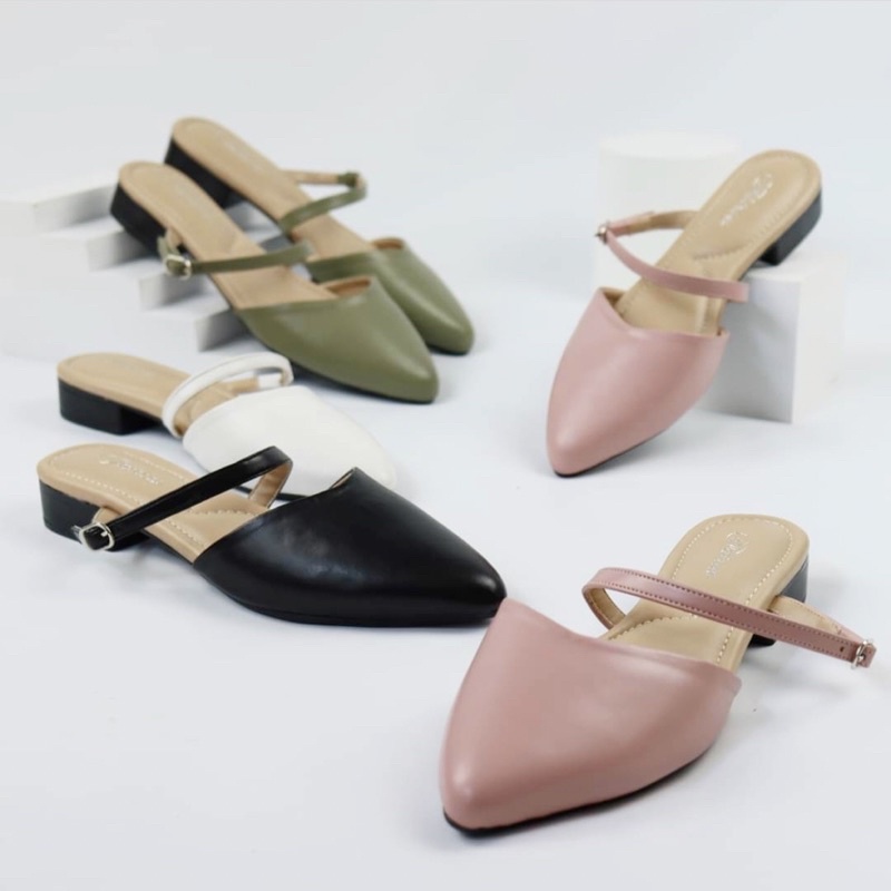 [7.7 Boombastis Sale⚡] - SANDAL WANITA FAIRIES PIXIE FS008 MULES SANDALS