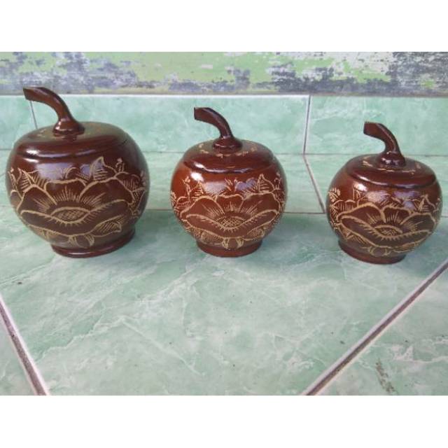 TERMURAH! TERLARIS 1 SET TOPLES CHERRY ISI 3 PCS - TEMPAT PENYIMPANAN MAKANAN - PAJANGAN DAN HIASAN