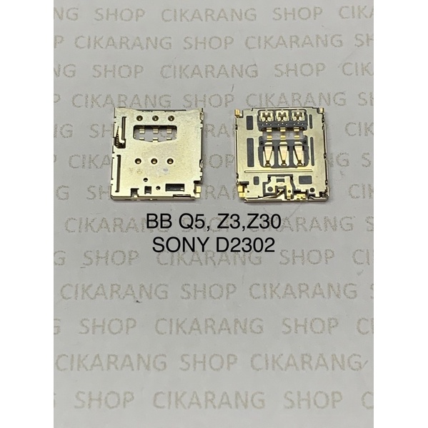 Konektor Connector Simcard Blackberry Q5 Z30 Z3 Sony Xperia M2 Dual, D2403, D2402, T3, D5102