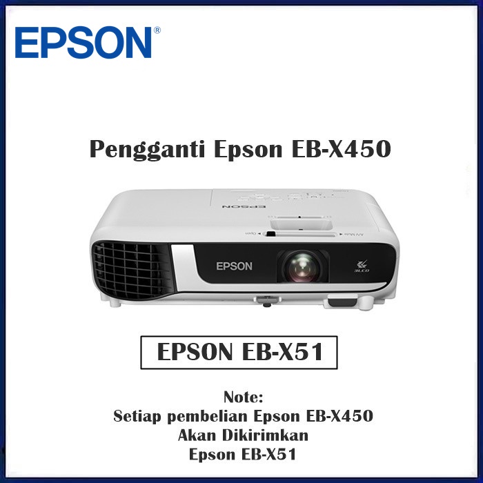 Projektor epson EB-x450 NEW - epson x 450 garansi resmi epson X450