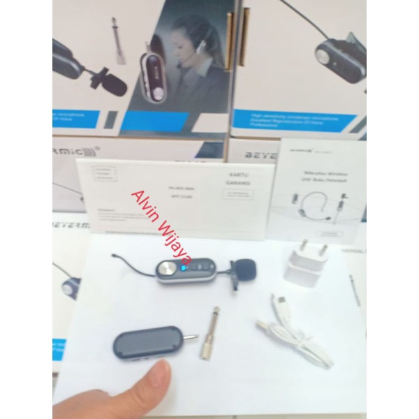 Mic wireless BAYERMIC BM 1C clip on mic  imam.pidato.mc.all