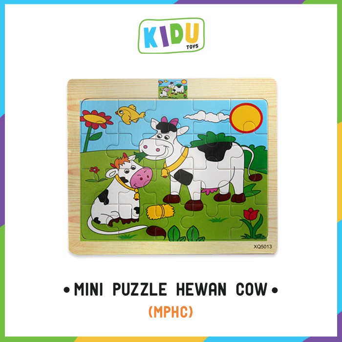 Mainan Puzzle Anak Mini Puzzle Hewan Kidu Toys