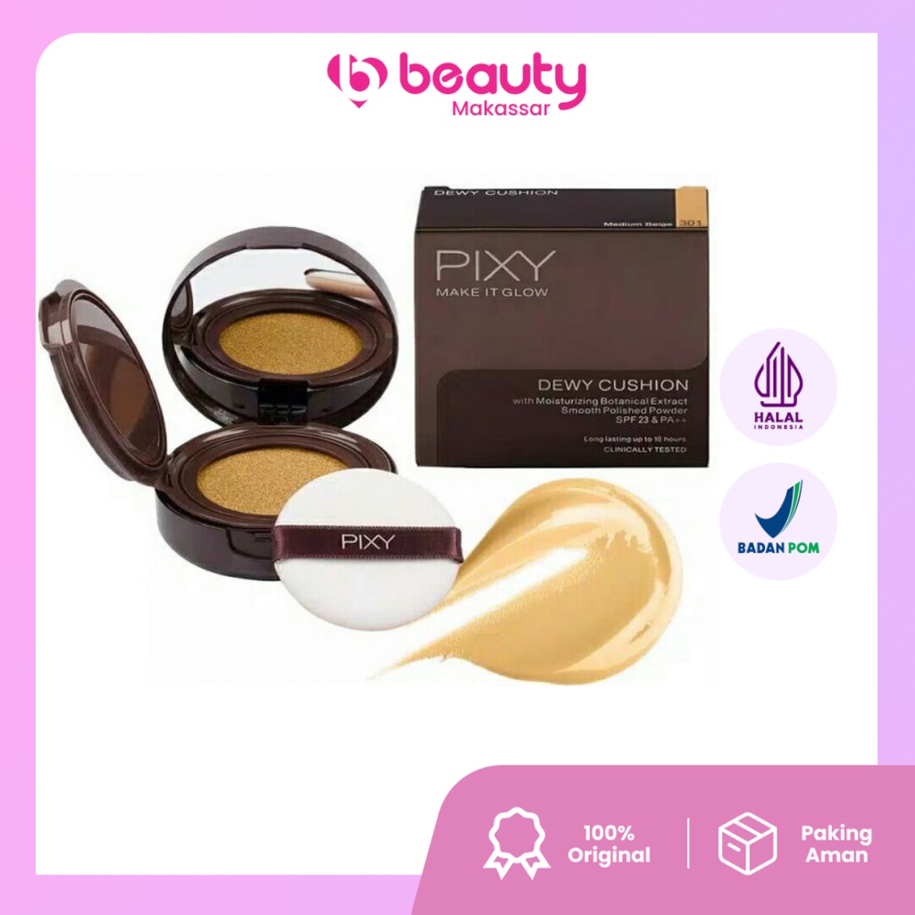 Pixy Make It Glow Dewy Cushion/ Cushion/ Bedak Pixy Make It Glow