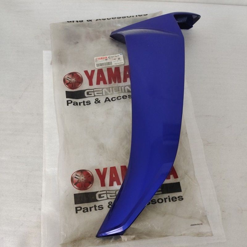(COD) Legshield Leksil tebeng sayap Luar KIRI Biru Yamaha Vega R New 2006 ORIGINAL 4D7-F8311-00-P1 A