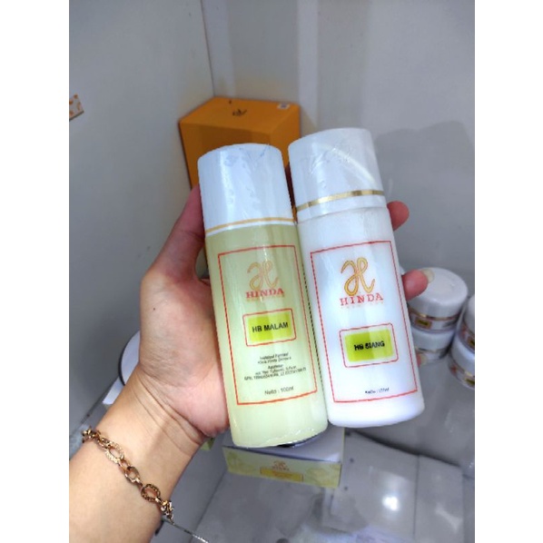 HINDA HB LOTION TONER PENGELUPASAN PEMUTIH BADAN BPOM