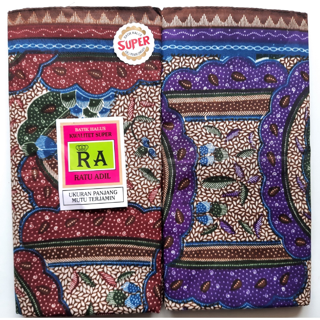 PAKET HEMAT 4 PCS KAIN PANJANG / KAIN JARIK BATIK RA RATU ADIL / KAIN SAMPING KEBAT PANJANG