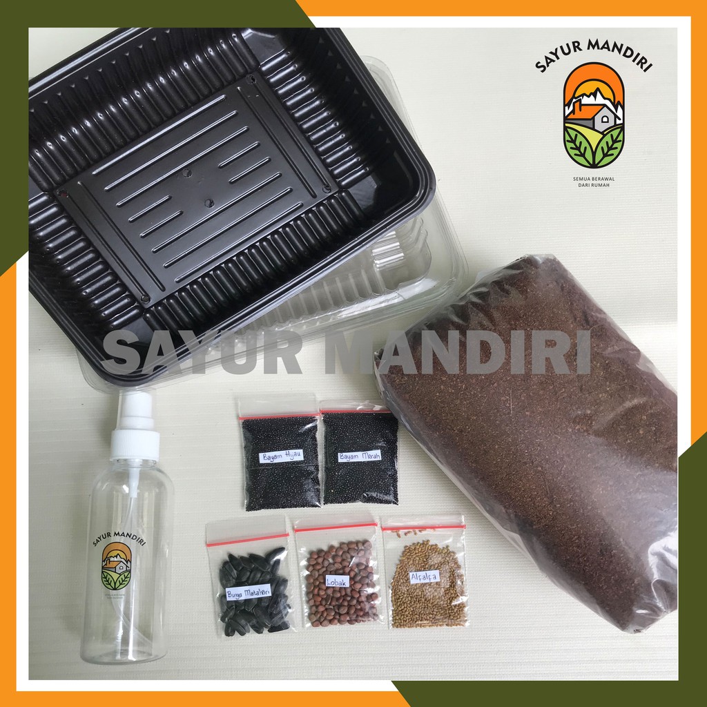 Kit Microgreen 5 Sayuran Lengkap