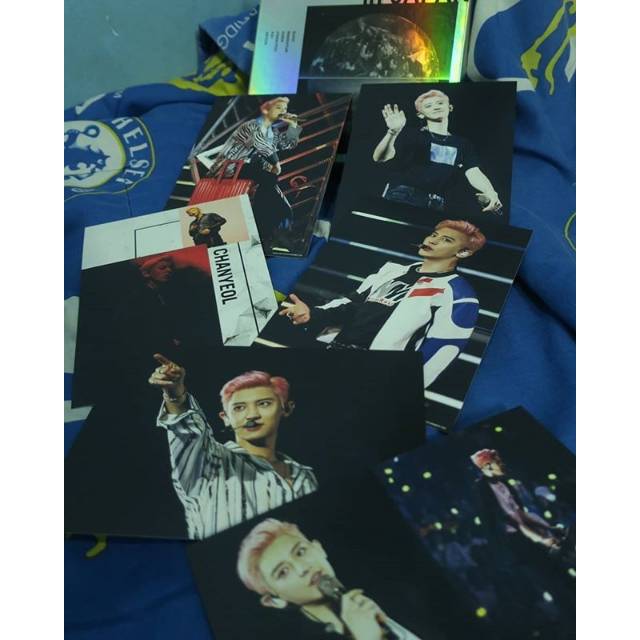 (SHARING GOODS) CHANYEOL POSTCARD AT EXO PLANET 5 - EXPLORATION DVD IN JAPAN (YOKOHAMA ARENA)