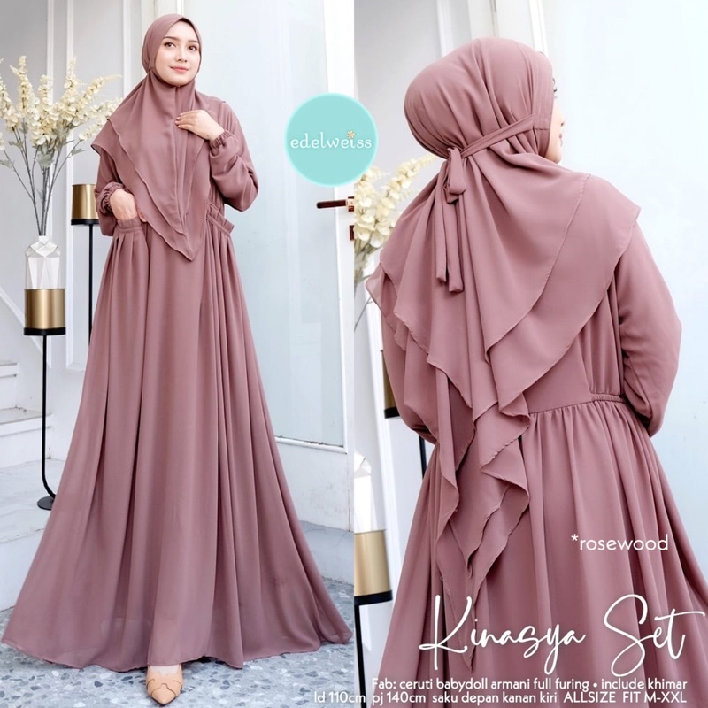 KINASYA SET DRESS PREMIUM BY EDELWEISS