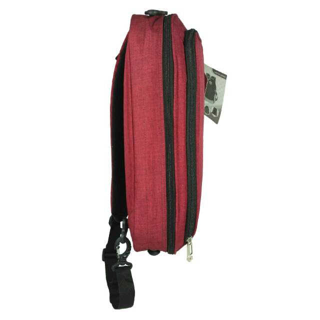 tas Carboni 3in1 MA00045 - Red +tempat laptop up to 14 inchi original Carboni 1 x tali tas selempang