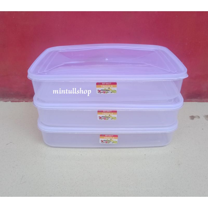 3 pcs Kotak Brownies / BOK Donat 2000 ml / Tempat Sosis / Tempat Sate / food bok